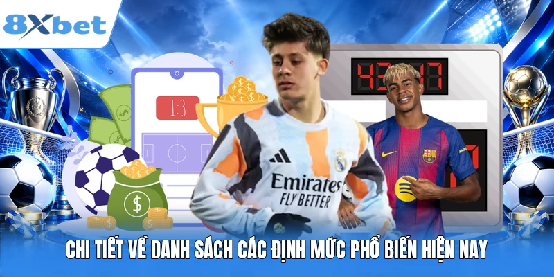 Chi tiết về danh sách các định mức phổ biến hiện nay