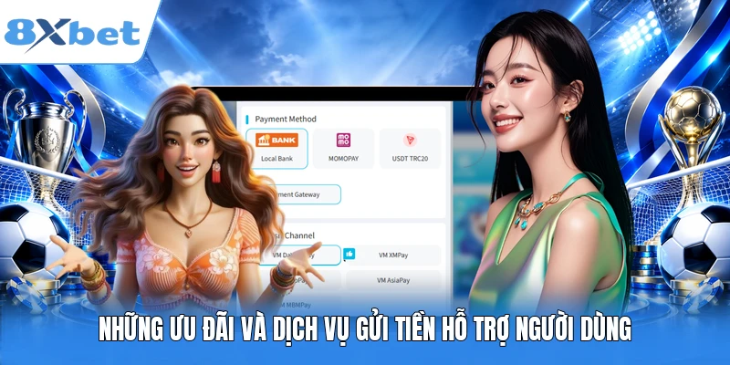 Những ưu đãi và dịch vụ gửi tiền hỗ trợ người dùng